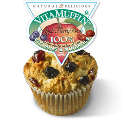 4 oz. APPLE-BerryBran VitaMuffins (12 Muffins)*