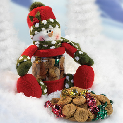 Mrs. Beasley's Snowman Cookie Jar, 60 Pieces