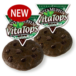Chocolate Mint VitaTops (24 Muffin Tops)*