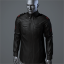 Mens Sterling Dress Shirt (red/black leather)